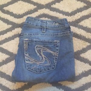 Silver bootcut jeans